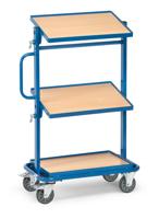 Fetra Hauptartikel 32911 Etagewagen Staal Poedercoating Laadvermogen (max.): 150 kg Stralend blauw (RAL 5007) - thumbnail