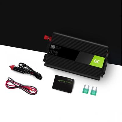 Green Cell INV01DE netvoeding & inverter Auto 300 W Zwart