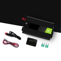 Green Cell INV01DE netvoeding & inverter Auto 300 W Zwart - thumbnail