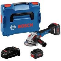 Bosch Blauw GWS 18V-10 SC | accu Haakse Slijper | 150 mm | Body | Zonder accu&apos;s & Laders in L-BOXX - thumbnail