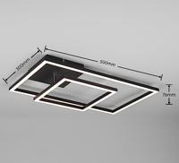 Trio PlafonnièrePadella 63cm zwart - R62642132 - thumbnail