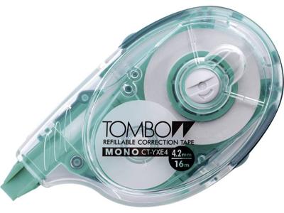 Tombow Navulbare correctieroller Mono YXE correctieroller 4,2 mm, kleur: groen