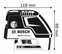 Bosch Blauw GCL 25 Professional Punt-Kruislijnlaser + BS 150 Statief - 0601066B01 - thumbnail