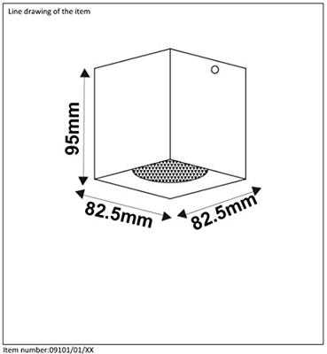 Lucide BODI - Plafondspot - 1xGU10 - Wit