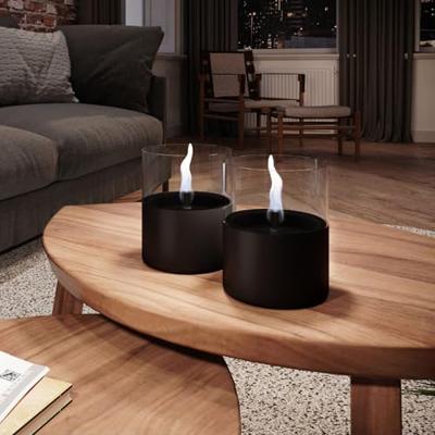 Lilly Glass 10 cm - zwart