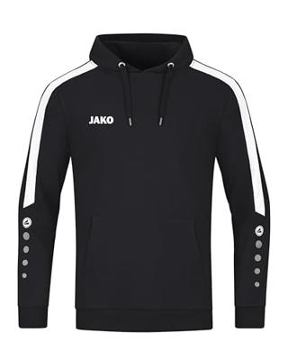 JAKO 6723 Sweater Met Kap Power - Zwart - S