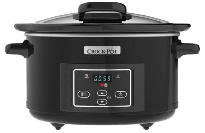 Crock-Pot CSC052X elektrische sudderpan 4,7 l Zwart, Zilver