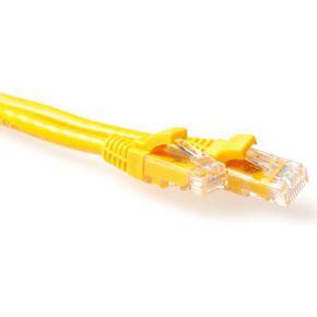 ACT IS8852 U/UTP CAT6 Patchkabel Snagless Geel - 25 cm