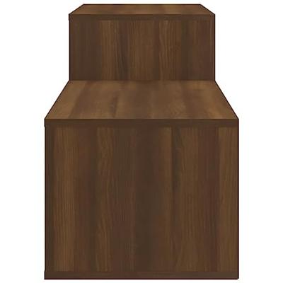 Schoenenkast 150x35x45 cm bewerkt hout bruineikenkleurig Schoenenkast 150x35x45 cm bewerkt hout bruineikenkleurig