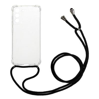 Anti-shock Back Cover voor de Samsung Galaxy S21 FE Transparant met Koord Anti-shock Back Cover voor de Samsung Galaxy S21 FE Transparant met Koord