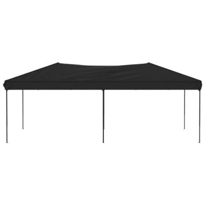VidaXL Partytent inklapbaar 3x6 m zwart