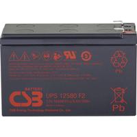 CSB Battery UPS 12580 high-rate Loodaccu 12 V 9.4 Ah Loodvlies (AGM) (b x h x d) 151 x 99 x 65 mm Kabelschoen 6.35 mm Onderhoudsvrij, Geringe zelfontlading - thumbnail