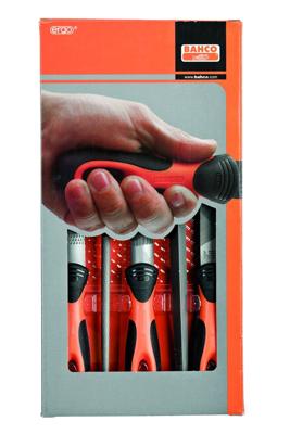 Bahco Vijlenset 200mm Halfz 5-delig - 1-477-08-2-2