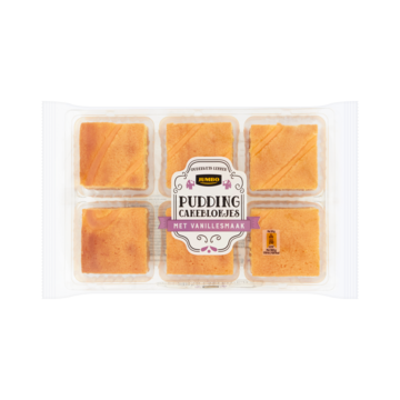 Jumbo Pudding Cakeblokjes met Vanillesmaak 6 Stuks 300g
