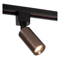 Lucide TRACK RITMO Railspot - 1-fase Railsysteem / Railverlichting - 1xGU10-MR11 - Koffie (Uitbreiding) - thumbnail