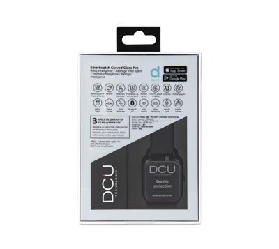 Smartwatch DCU CURVED GLASS PRO 1,83" Zwart - thumbnail