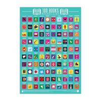 Gift Republic Kraskaart - 100 Boeken - thumbnail