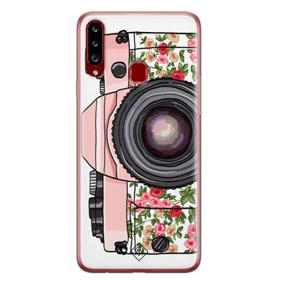 Samsung Galaxy A20s siliconen telefoonhoesje - Hippie camera Samsung Galaxy A20s siliconen telefoonhoesje - Hippie camera