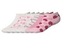 lupilu 7 Paar kinder sokken (roze/wit, 19-22) - thumbnail