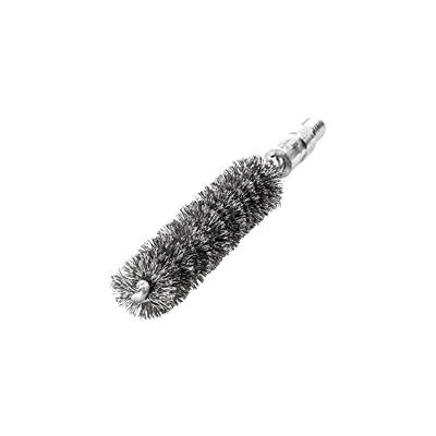Lessmann Pijpborstel | lengte 115 mm d. 10 mm | staaldraad golvend | afzetsellengte 80 mm | 1 stuk - 500310 500310a