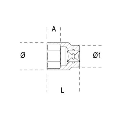 Beta Dopsleutels zeskant 900 6 - 009000060