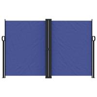 Windscherm uittrekbaar 160x1000 cm blauw - thumbnail