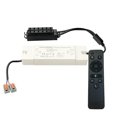 LED Driver - Dimbaar - 36 Watt - Geschikt voor 12 Volt inbouwspots - Incl. afstandsbediening - IP40 - Wit