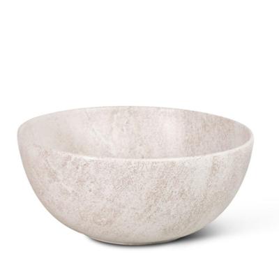 Waskom Globo T-Edge Rond 37x16 cm Zonder Overloop Striato Beige Globo