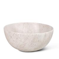 Waskom Globo T-Edge Rond 37x16 cm Zonder Overloop Striato Beige Globo - thumbnail