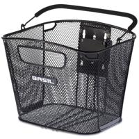 Basil bold front kf - fietsmand - voorop - zwart - thumbnail