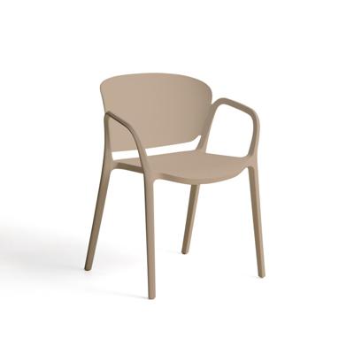 Kave Home Ania tuinstoel kunststof Beige Kave Home Ania tuinstoel kunststof Beige