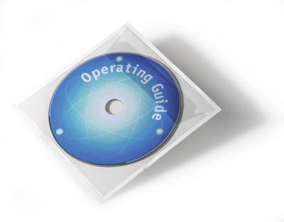 100 Zelfklevende CD/DVD insteekhoezen Durable Pocketfix