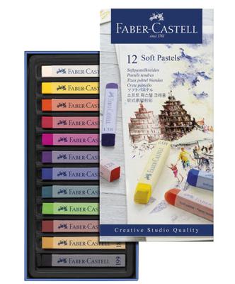 Faber Castell fc-128312 pastelkrijt creative studio softpastel 12 delig etui