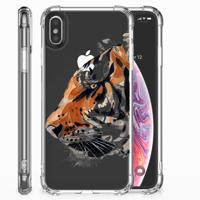 Back Cover Apple iPhone X | Xs Watercolor Tiger - thumbnail