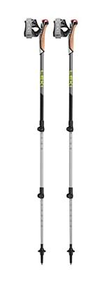 Leki Traveller Alu Wandelstokken Black/Silver-Gray/Neon-Yellow