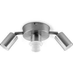 Home sweet home plafondlamp Dot 3 - mat staal Home sweet home plafondlamp Dot 3 - mat staal