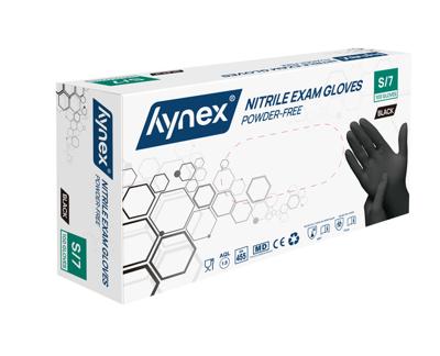 Handschoen Hynex nitril S zwart 3.5g pak à 100 stuks