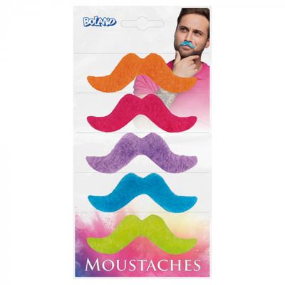 Snorrenset Neon Kleuren (5st)