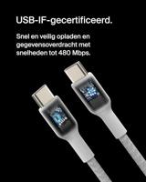 Belkin BOOSTCHARGE gevlochten USB-C kabel - thumbnail