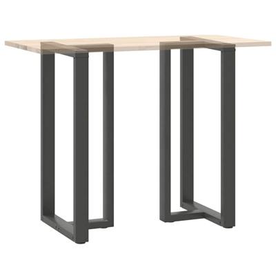 Bartafelpoten 2 st T-vormig 60x35x(110-111) cm staal antraciet - thumbnail