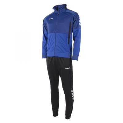 hummel Authentic Full-Zip Trainingspak Blauw Zwart hummel Authentic Full-Zip Trainingspak Blauw Zwart