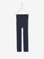 Fleece-legging voor meisjes blauw - thumbnail