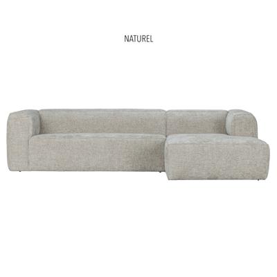 WOOOD Loungebank 'Bean' Rechts, Melange, kleur Naturel
