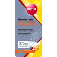 Bruistabletten vit C + magnesium duopack 24 Bruistabletten - thumbnail