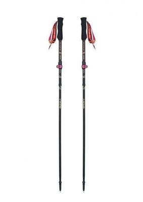 VIKING KETTERA PRO DAMES TREKKINGSTOKKEN ZWART/FUCHSIA