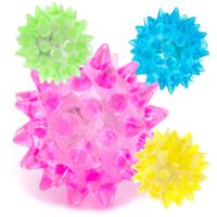 Nobleza Honden spikeball met licht - 7,5 cm - thumbnail