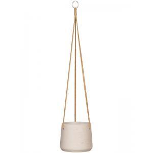 Rough Eco-line hangende bloempot M 17x14 cm Patt lichtgrijs