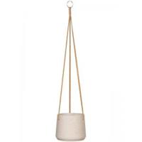 Rough Eco-line hangende bloempot M 17x14 cm Patt lichtgrijs - thumbnail