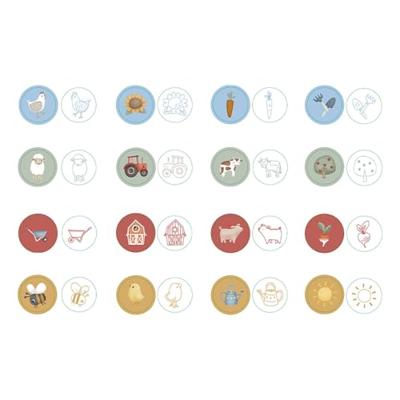 Bambolino Toys Little dutch stempels little farm - 16st. Bambolino Toys Little dutch stempels little farm - 16st.
