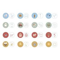 Bambolino Toys Little dutch stempels little farm - 16st. - thumbnail